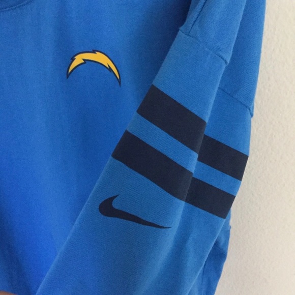 NFL NIKE Los Angeles Chargers Football Long Sleeve Tee Women’s Large - Picture 4 of 7